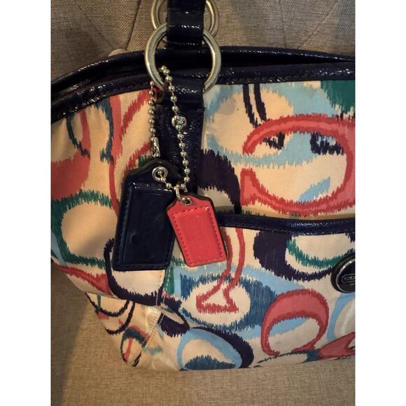 COACH IKAT MULTICOLOR LARGE TOTE C1373-F24444 - Picture 2 of 14